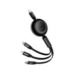 BASEUS Cable Retráctil 3 en 1 de 100w
