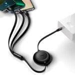 BASEUS Cable Retráctil 3 en 1 de 100w - Imagen 2