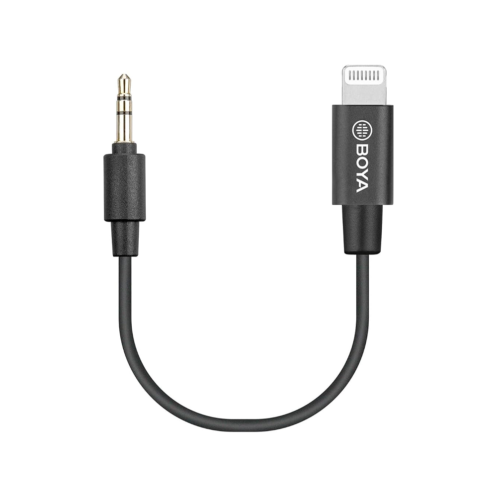 BOYA BY-K1 Adaptador de Audio 3.5mm y Lightning
